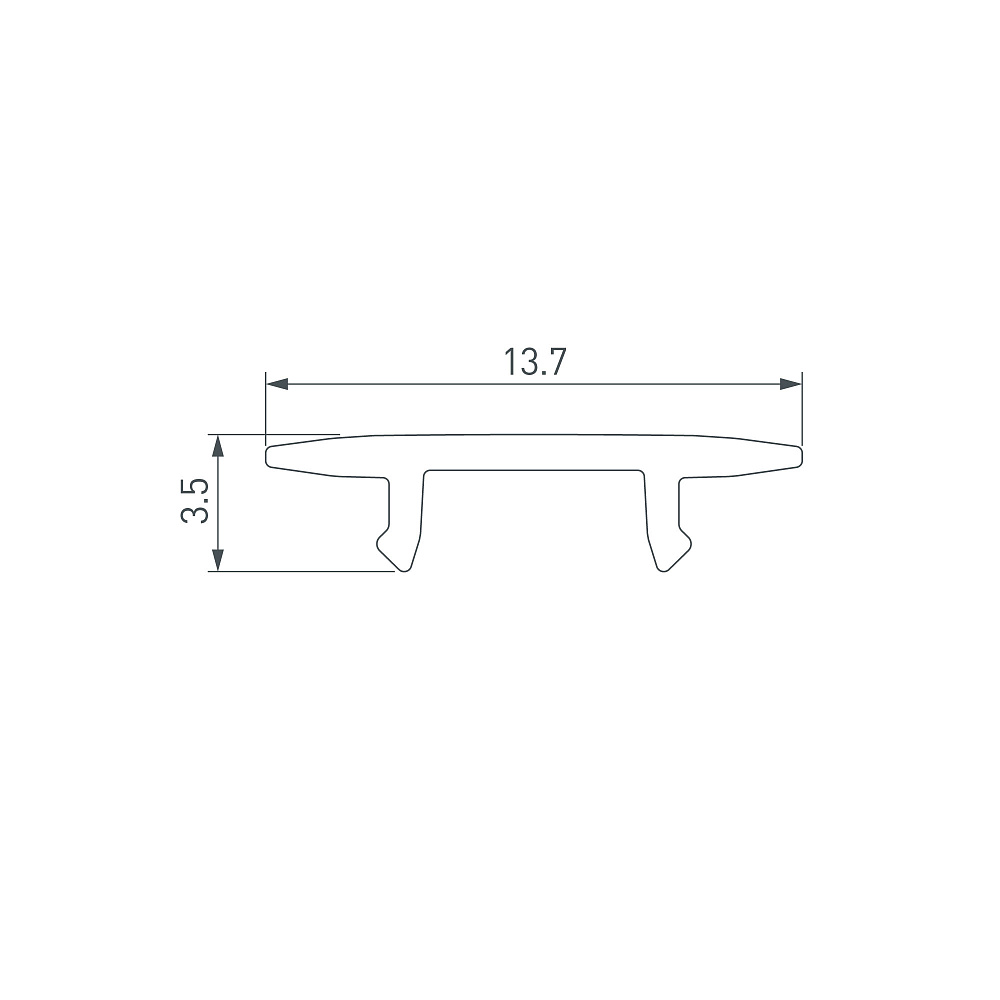 Arlight SL-W9-F OPAL — Экран рассеиватель для встраиваемой установки профиля SL-MINI-10