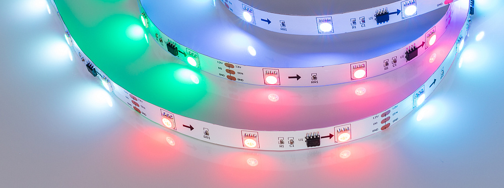 Arlight SPI B30 — Гибкая светодиодная лента — SPI_RGB [каналы: 30; протокол: SPI; питание, В: 12.0; ширина, мм: 10.0]