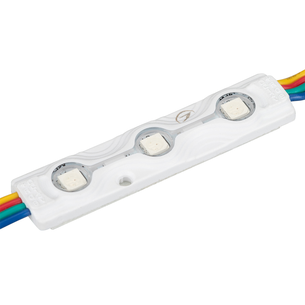 Arlight ARL-ORION-R07-12V RGB — герметичный RGB-модуль с линзой