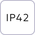 Степень пылевлагозащиты IP42
