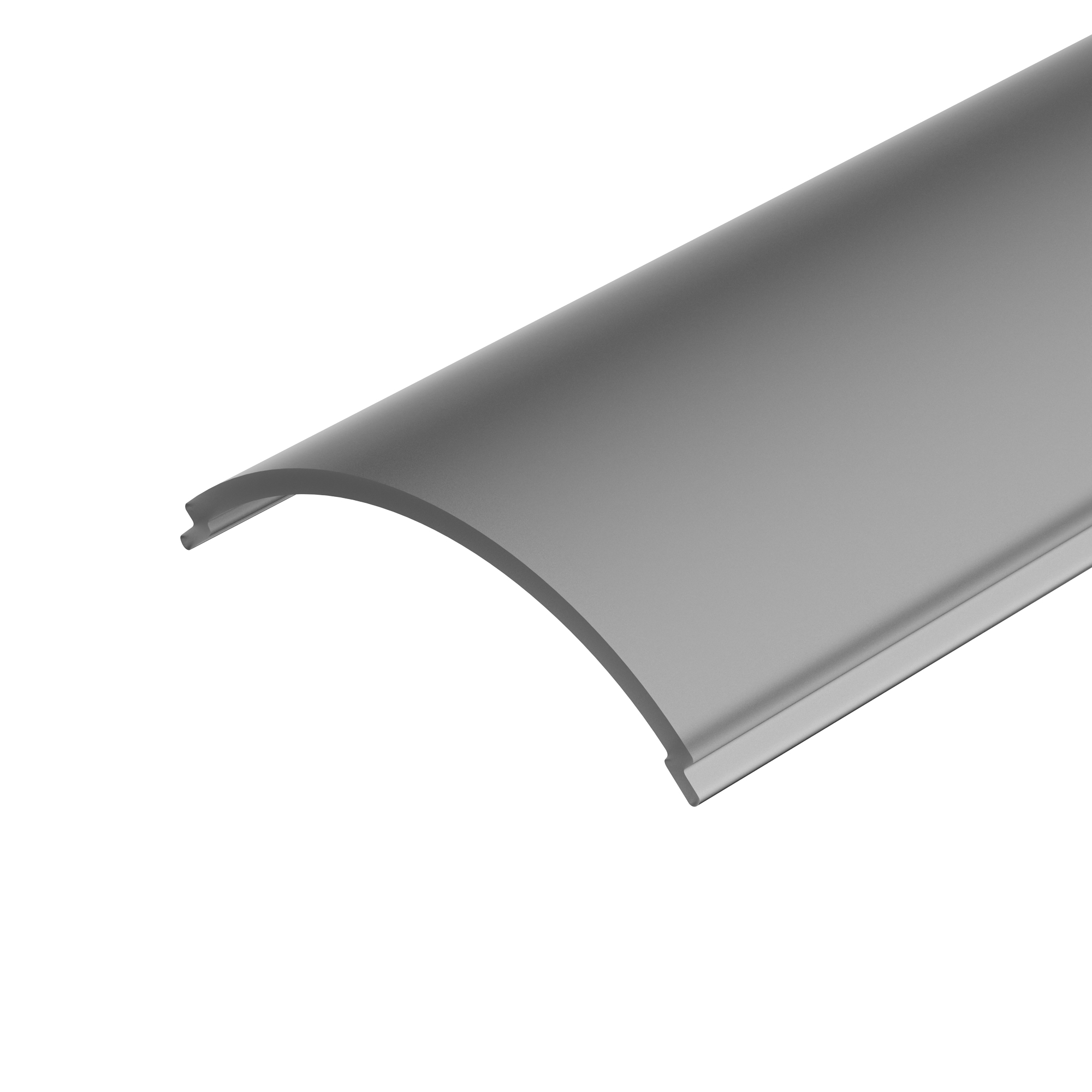 Arlight SL-KANT-H16 — Полукруглый чёрный экран-диффузор для профиля SL-KANT-H16