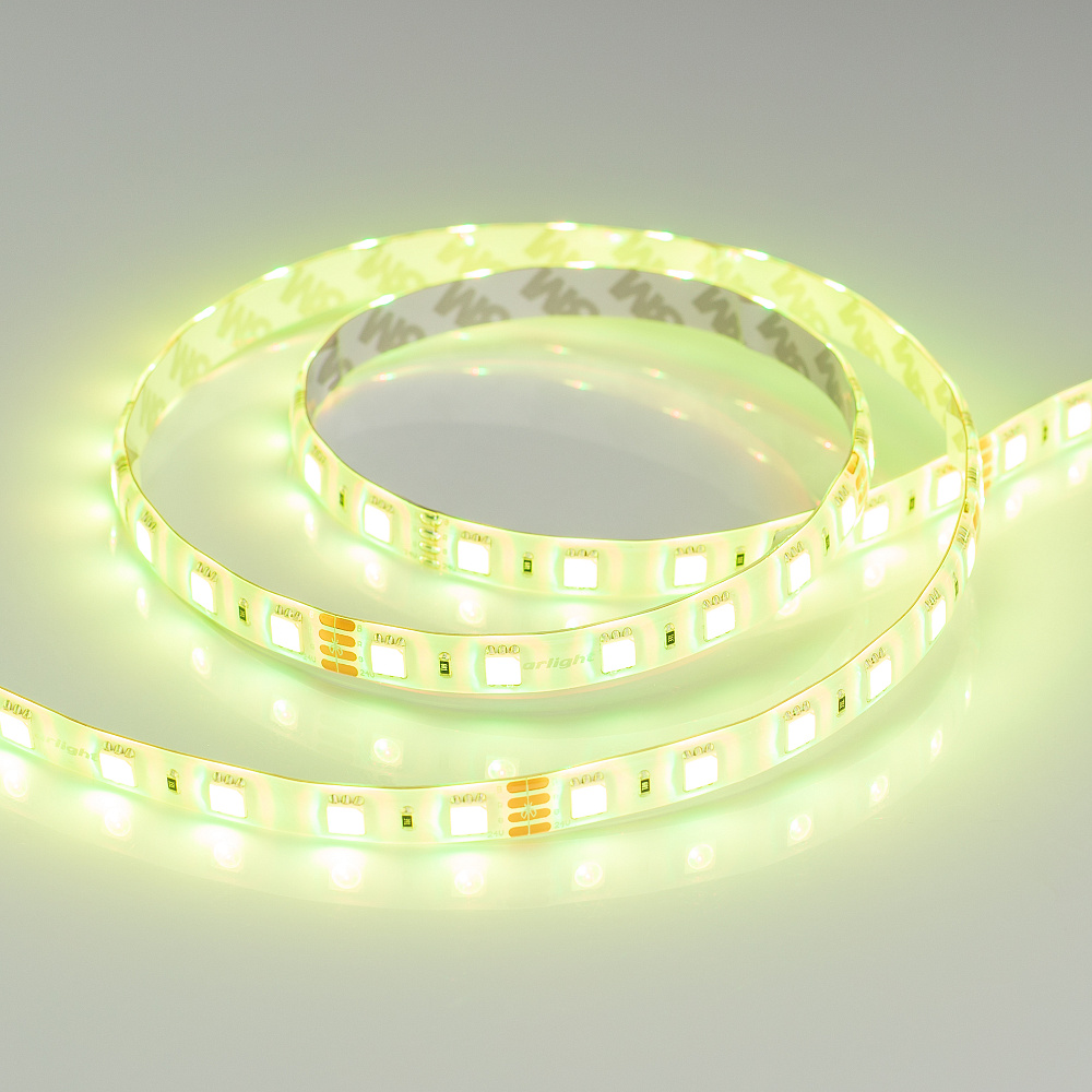 Arlight RTW B60 — Гибкая светодиодная лента — RGB [каналы: 3; исполнение: SE; герметизация: Силикон, заливка сверху прозр. округл. - SE; высота, мм: 2.7; питание, В: 24.0; ширина, мм: 10.0]