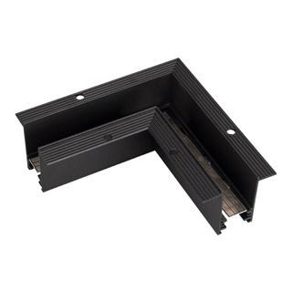 Arlight MAG-25 2538-F L90 коннектор угловой прямой токопроводящий — Угловой прямой коннектор для встраиваемого трека MAG-25 (2538-F) [встраиваемый трек MAG-TRACK-2538-F, DC24V]