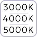 Цветовая температура 3000/4000/5000 К