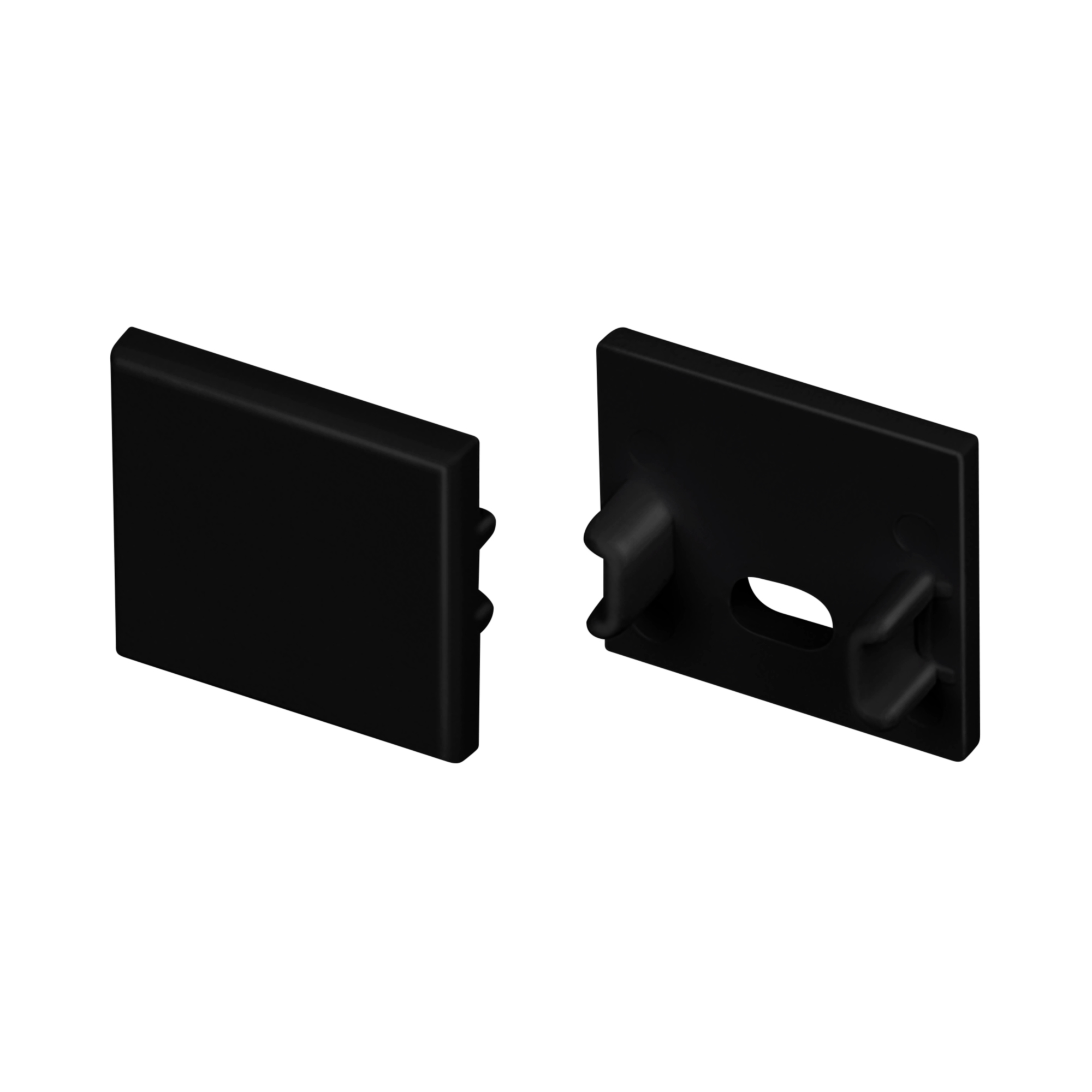 Заглушка Комплект заглушек FANTOM-BENT-W16 BLACK (Arlight, Пластик)