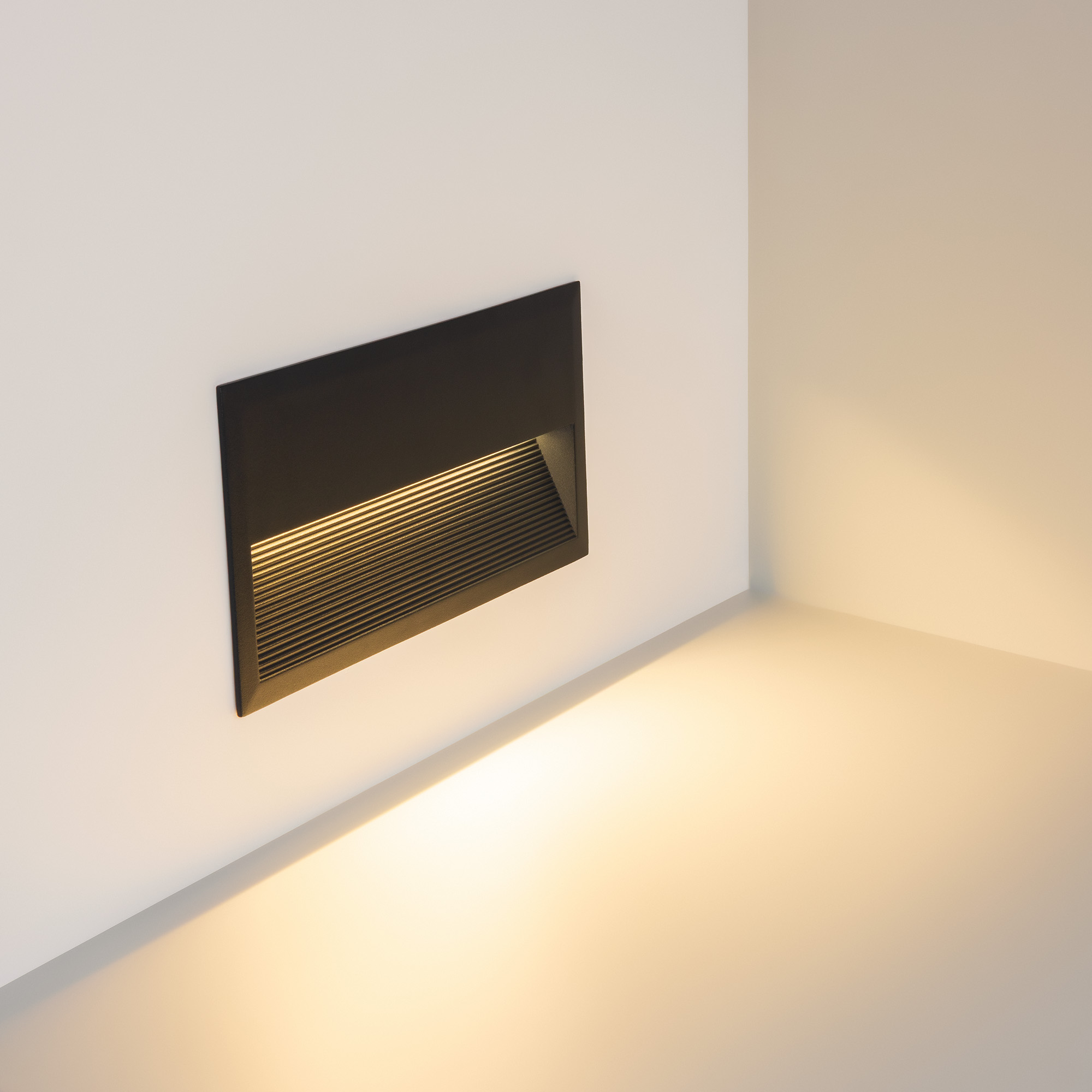 Светильник встраиваемый LTD-RIBONIK-S271x136-10W Warm3000 (Черный, 50 deg, 230V) (Arlight, IP65 Металл, 5 лет)
