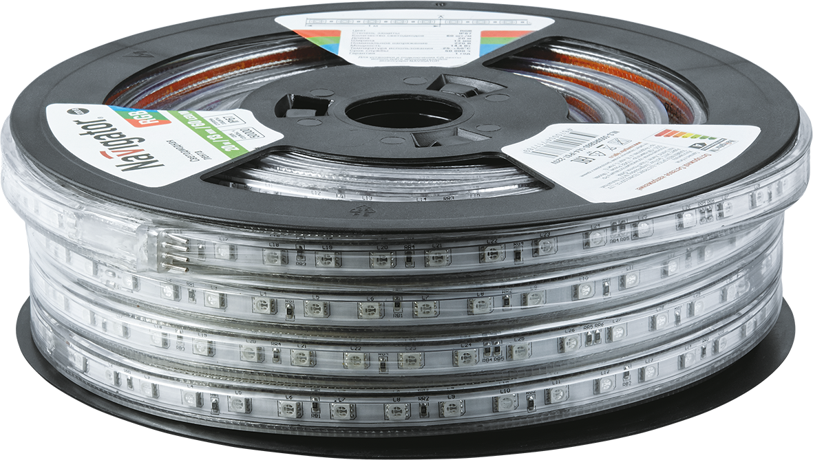 СД Лента Navigator 71 776 NLS-5050RGB60-14.4-IP67-220V R20 ХХХ