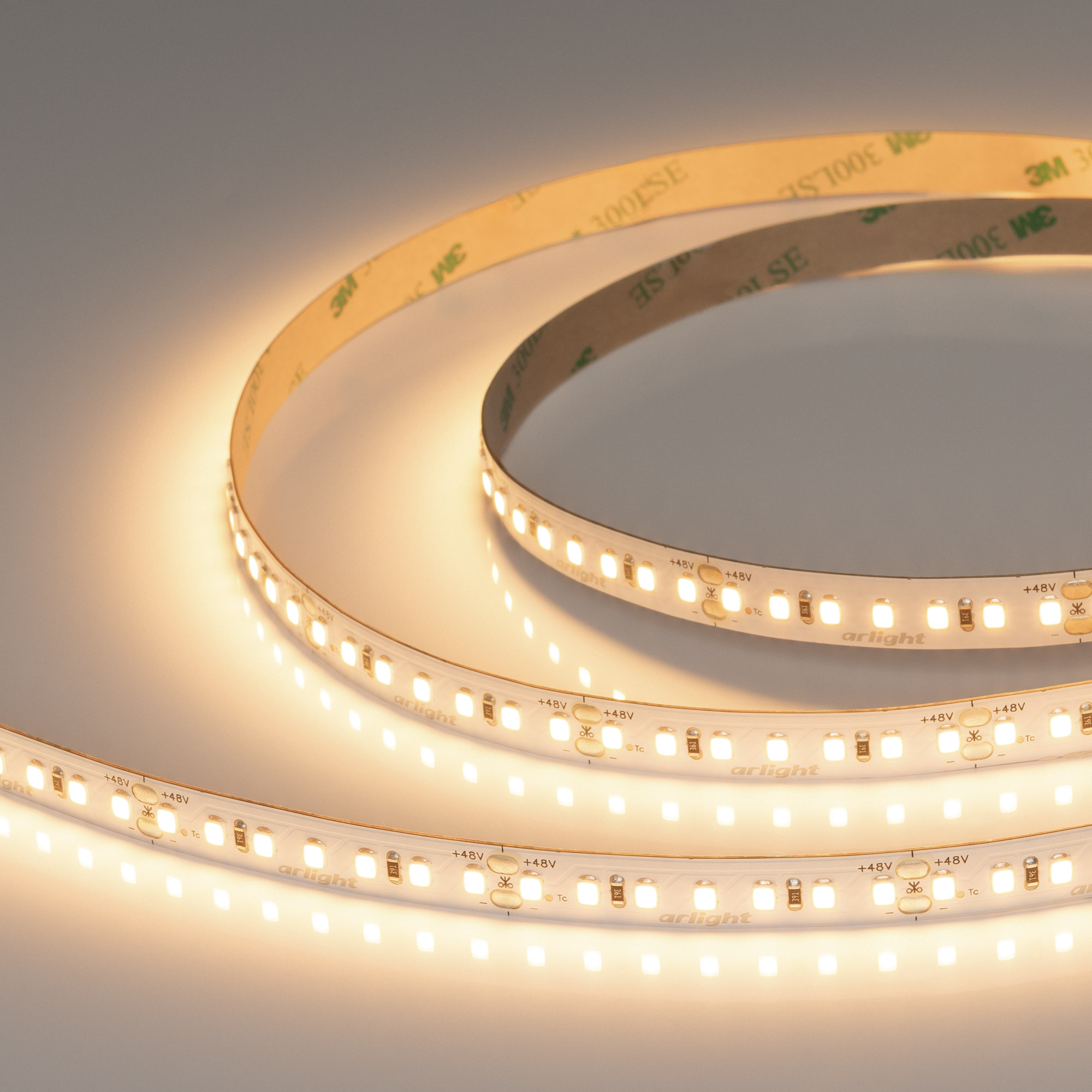 Лента UL-A140-10mm 48V Warm3000 (12 W/m, IP20, 20m) (Arlight, CRI>90)