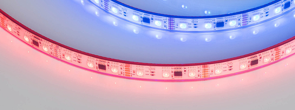 Arlight DMX B60 — Гибкая светодиодная лента — DMX_RGB [каналы: 60; исполнение: PS; протокол: DMX; герметизация: Силикон, экструзия прозр. прямоуг. - PS; высота, мм: 5.0; питание, В: 12.0; ширина, мм: 12.0]