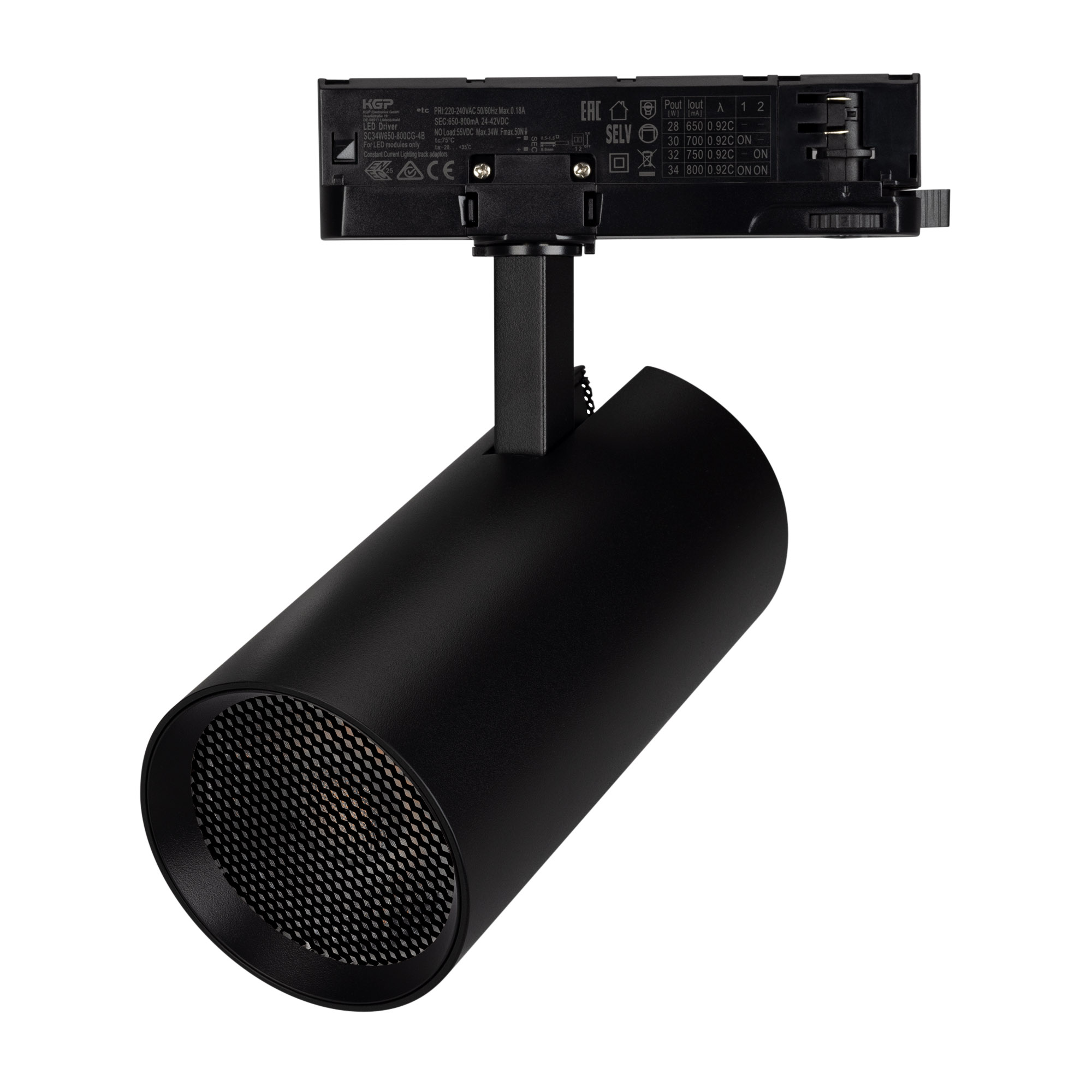 Светильник LGD-GERA-4TR-R90-30W Warm SP2900-Meat (BK, 36 deg, 230V) (Arlight, IP20 Металл, 5 лет)