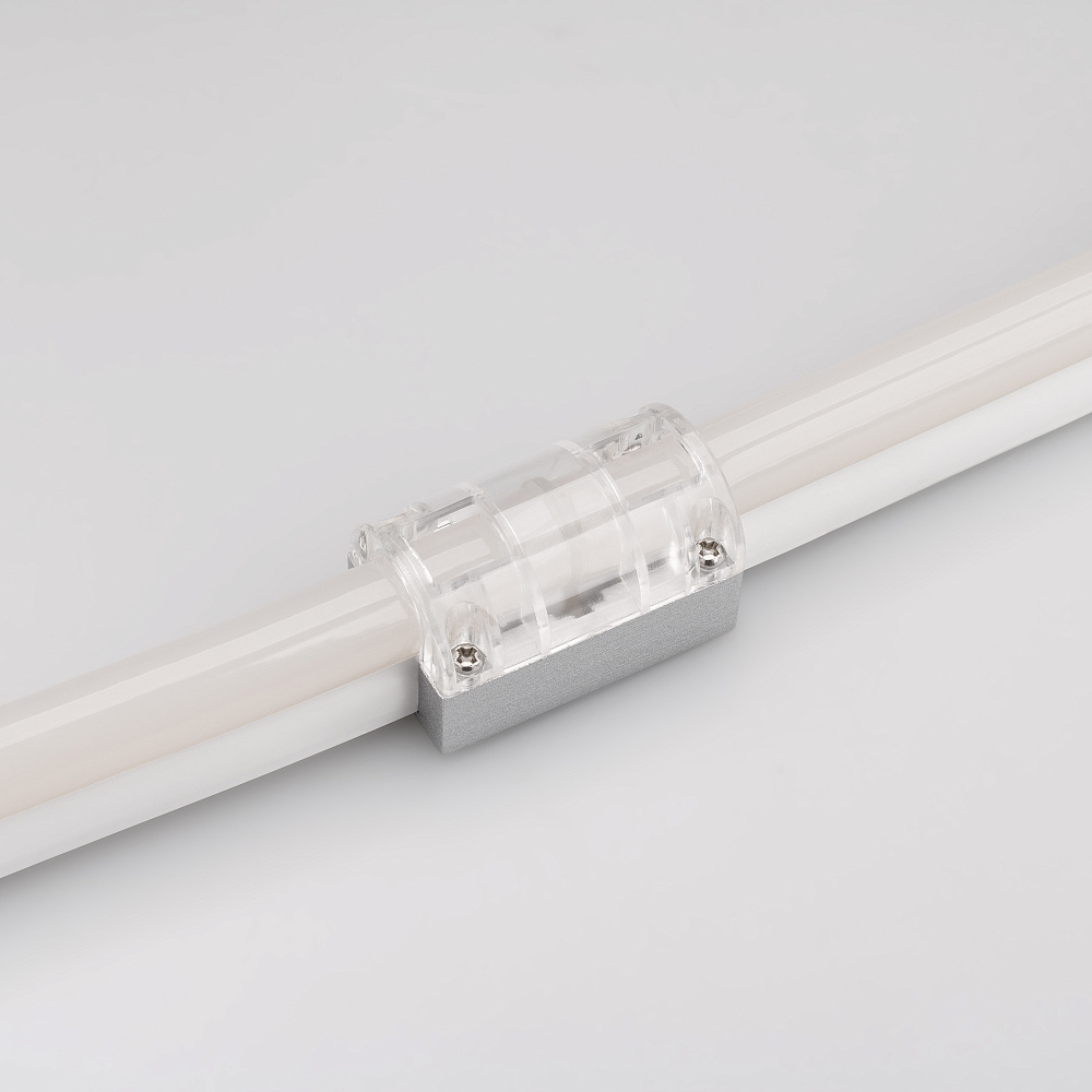 Arlight NEON ARL-CLEAR-U15 26x15 — соединитель прямой 2pin [NEON 26x15mm, 2 контакта]