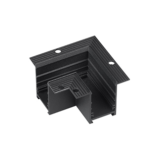 Arlight MAG-25 2538-F MINI L90 коннектор угловой прямой механический — Угловой прямой механический коннектор MINI для трека MAG-25 (2538-F), без токопроводящих дорожек [встраиваемый трек MAG-TRACK-2538-F]
