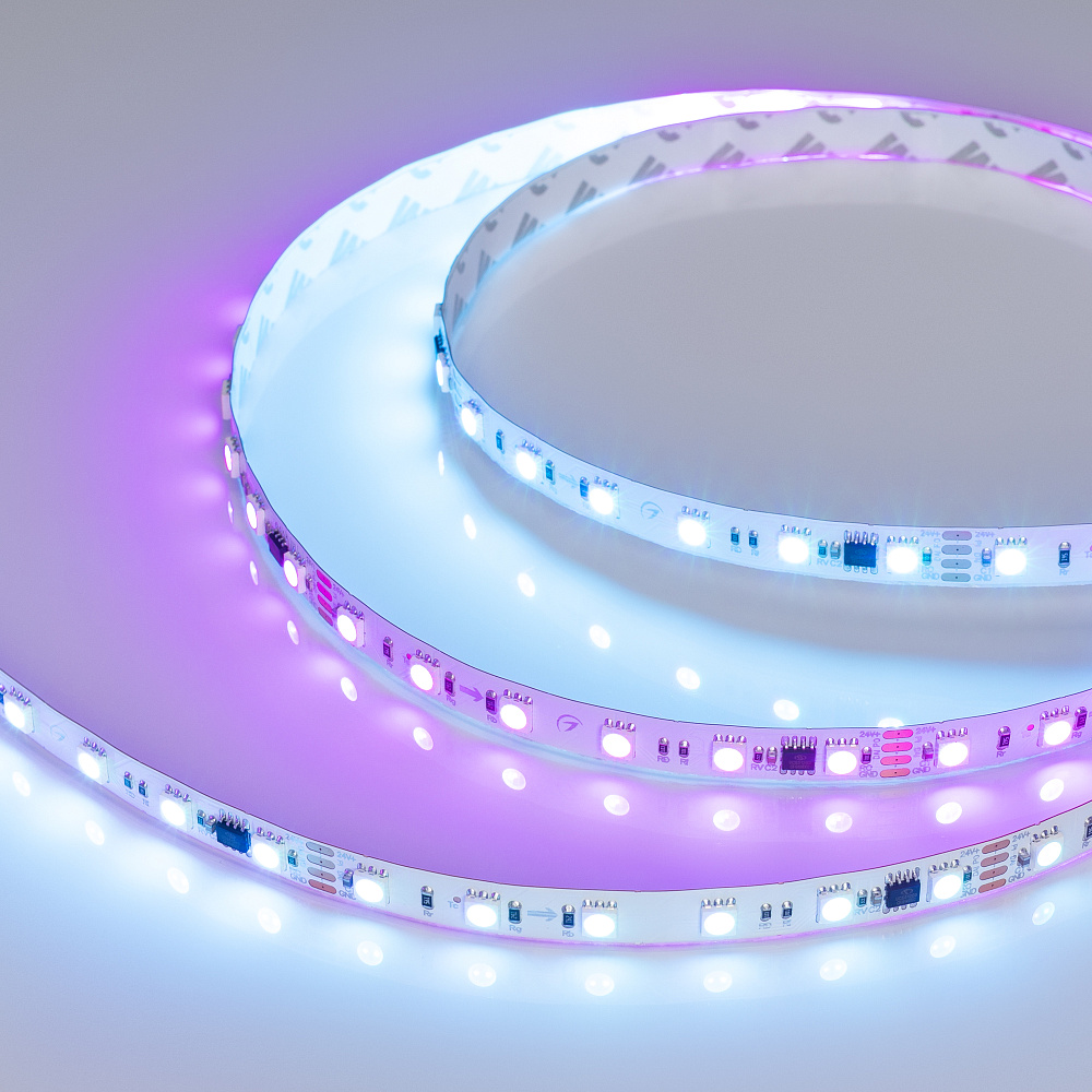 Arlight DMX B60 — Гибкая светодиодная лента — DMX_RGB [каналы: 30; протокол: DMX; питание, В: 24.0; ширина, мм: 10.0]