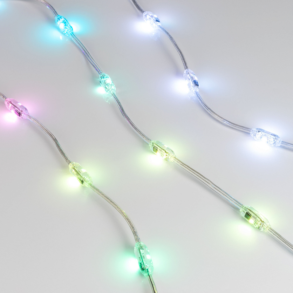 Arlight SPI-F2-D11 — герметичные светодиодные модули, RGB, SMD 3535, 12 В, SPI, DP1903, с разъёмом