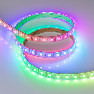 Arlight SPI B60 — Гибкая светодиодная лента — SPI_RGB [каналы: 180; исполнение: P; протокол: SPI; герметизация: Силикон, трубка прозр. прямоуг. - P; высота, мм: 4.0; питание, В: 5.0; ширина, мм: 12.0]
