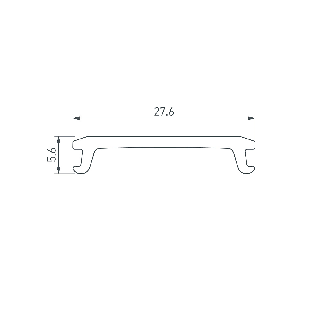 Arlight STRETCH-25-CEIL-CENTER — матовый экран (рассеиватель) 5 м