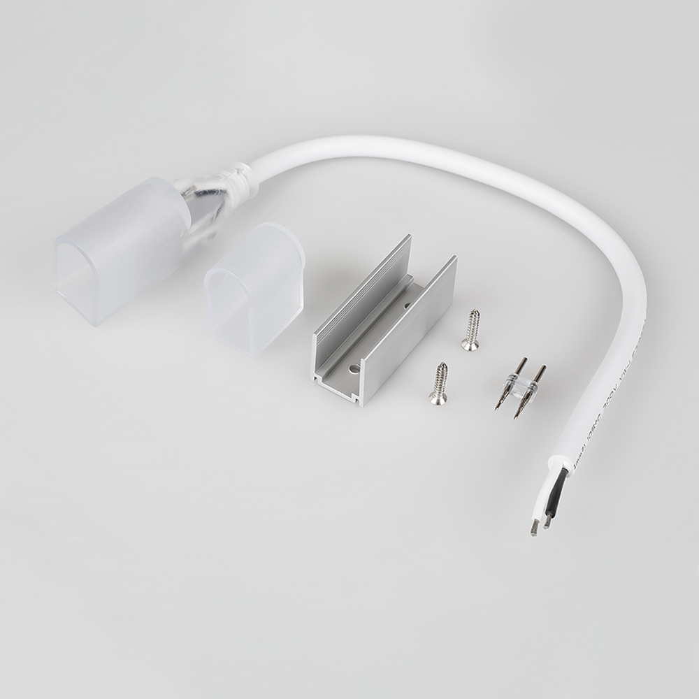 Arlight NEON ARL-U15 26x15 — коннектор выводной с проводом DC24V [NEON 26x15mm DC24V, 2 контакта]