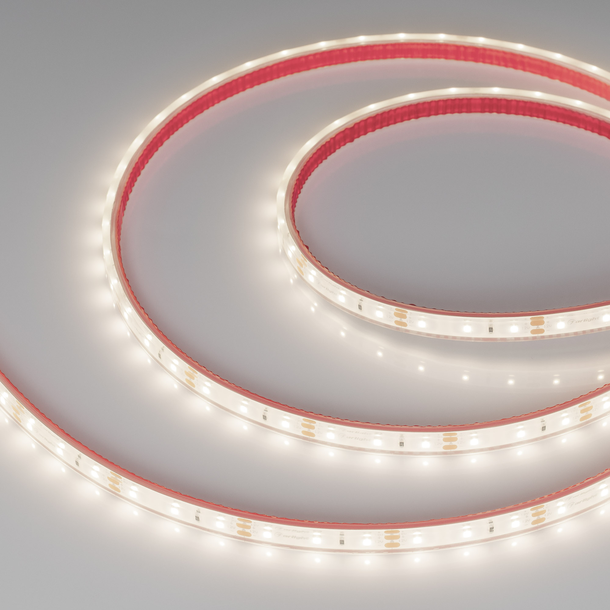 Arlight RTW A60 — Гибкая светодиодная лента — MONO [каналы: 1; исполнение: PFS; герметизация: Силикон, экструзия прозр. прямоуг. - PFS; высота, мм: 5.0; питание, В: 12.0; ширина, мм: 11.0]