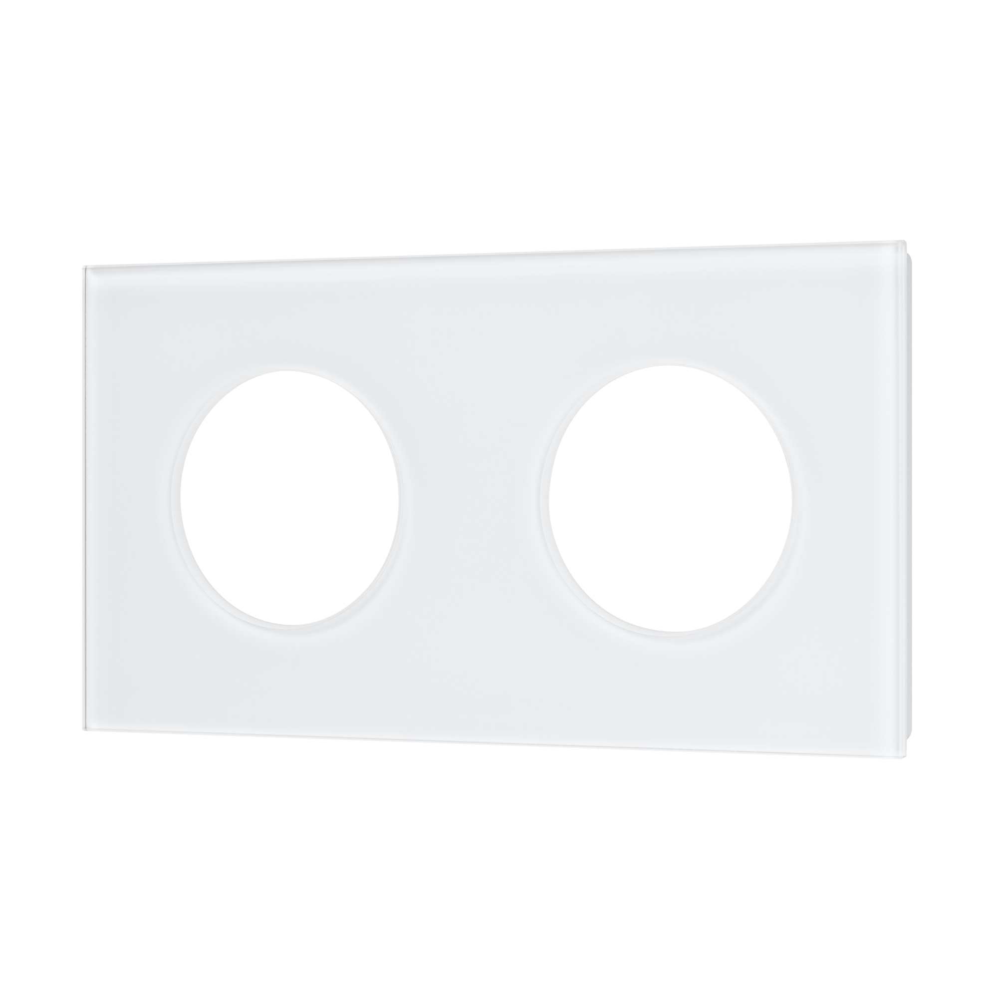 Рамка стеклянная FRM-GLARE-GC-2-WH (Arlight, -)