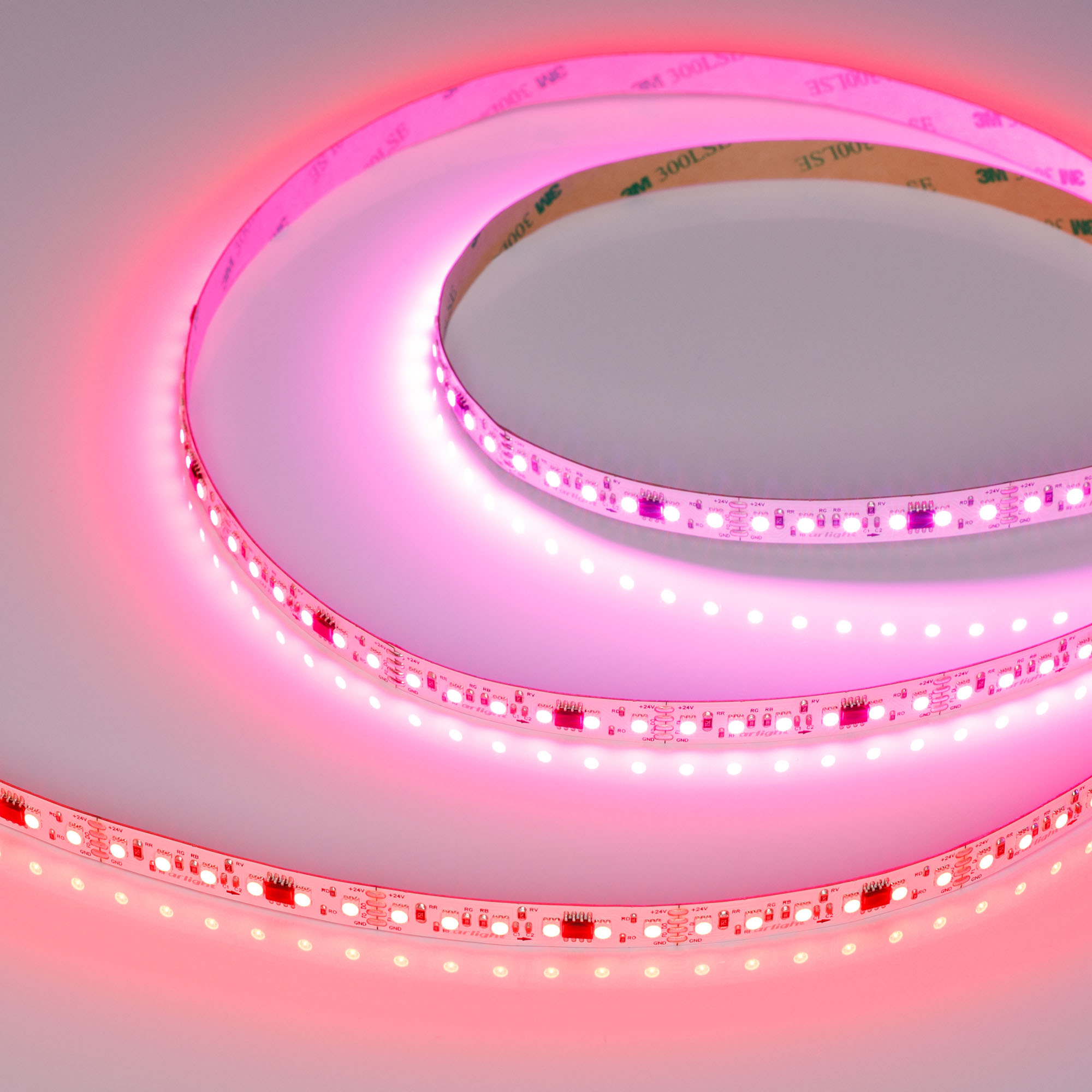 Arlight SPI A120 — Гибкая светодиодная лента — SPI_RGB [каналы: 60; протокол: SPI; питание, В: 24.0; ширина, мм: 10.0]