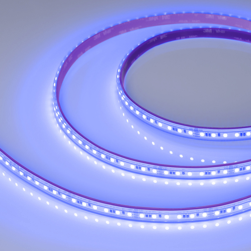 Arlight RTW A120 — Гибкая светодиодная лента — RGB [каналы: 3; исполнение: PS; герметизация: Силикон, экструзия прозр. прямоуг. - PS; высота, мм: 4.0; питание, В: 24.0; ширина, мм: 10.0]