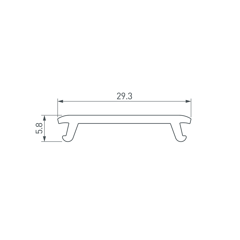 Arlight STRETCH-25-WALL-SIDE — матовый экран (рассеиватель) 10 м