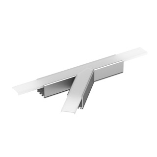 Arlight PLS-LOCK-H25 — тройник в сборе для профиля PLS-LOCK-H25 с экраном MAT-L