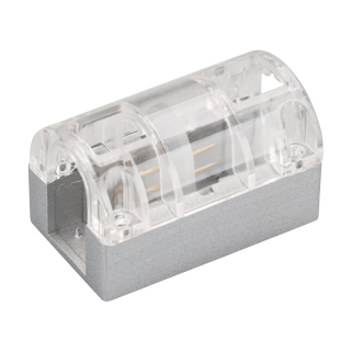 Arlight NEON ARL-CLEAR-U15 26x15 — соединитель прямой 2pin [NEON 26x15mm, 2 контакта]