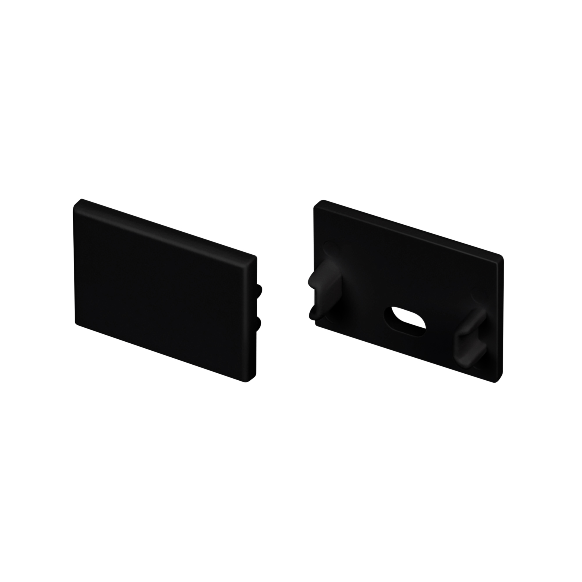 Заглушка Комплект заглушек FANTOM-BENT-W21 BLACK (Arlight, Пластик)
