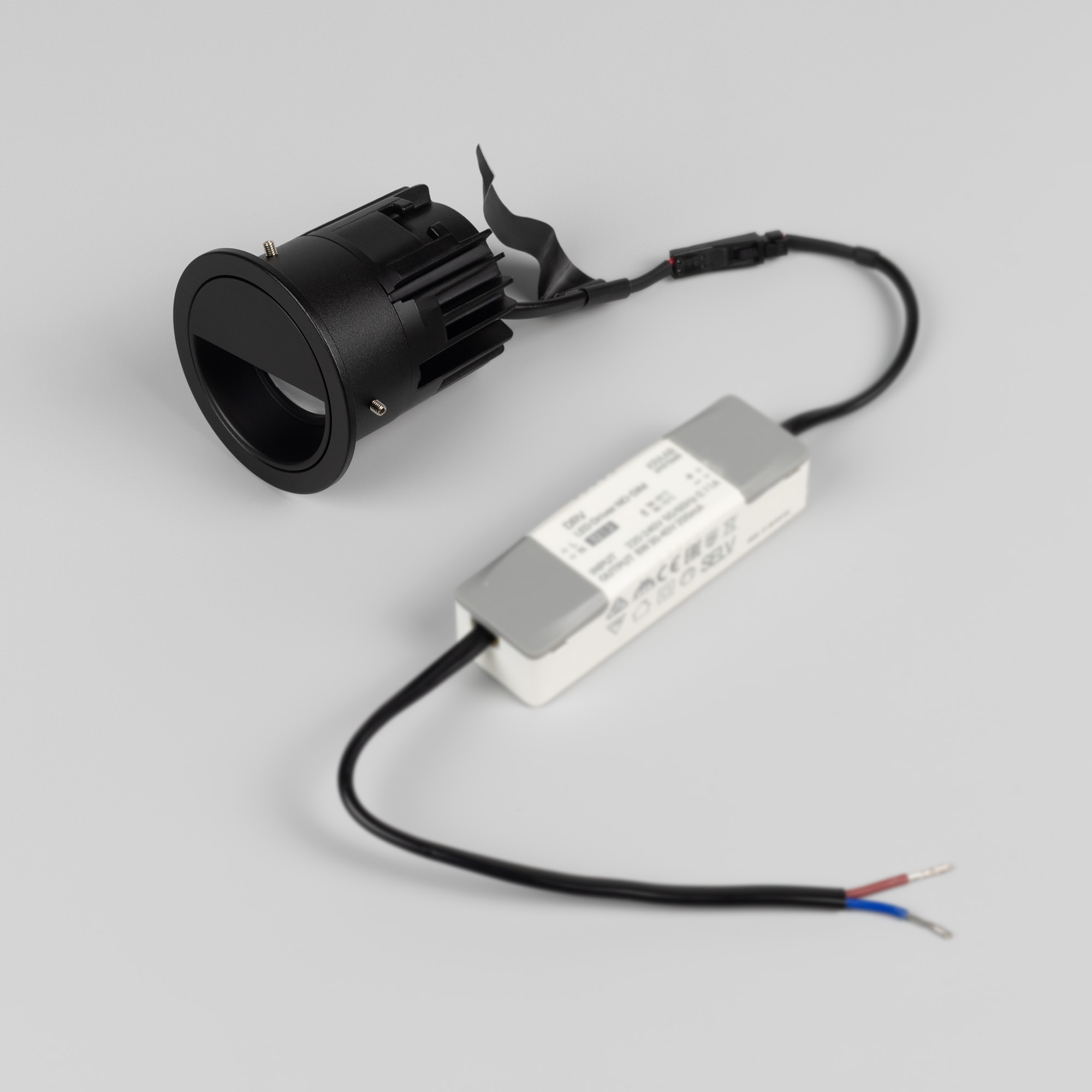 Светильник встраиваемый DL-VEILA-R63-8W Day4000 (Черный RAL9005, A44x46 deg, 230V) (Arlight, IP20 Металл, 5 лет)