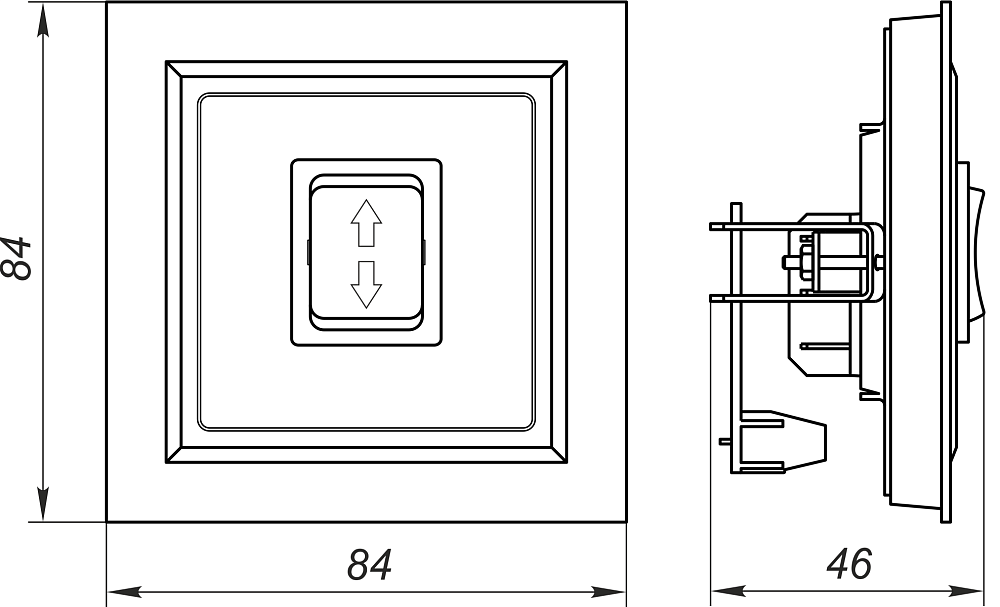 Кнопка управления BS-KU-4