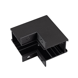 Arlight MAG-25 2538-F MINI L90-INT коннектор угловой внутренний механический — Угловой внутренний механический коннектор MINI L90-INT для трека MAG-25 (2538-F) [встраиваемый трек MAG-TRACK-2538-F]