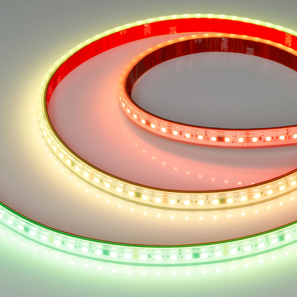 Arlight SPI A120 — Гибкая светодиодная лента — SPI_RGB [каналы: 60; исполнение: PS; протокол: SPI; герметизация: Силикон, экструзия прозр. прямоуг. - PS; высота, мм: 5.0; питание, В: 24.0; ширина, мм: 12.0]
