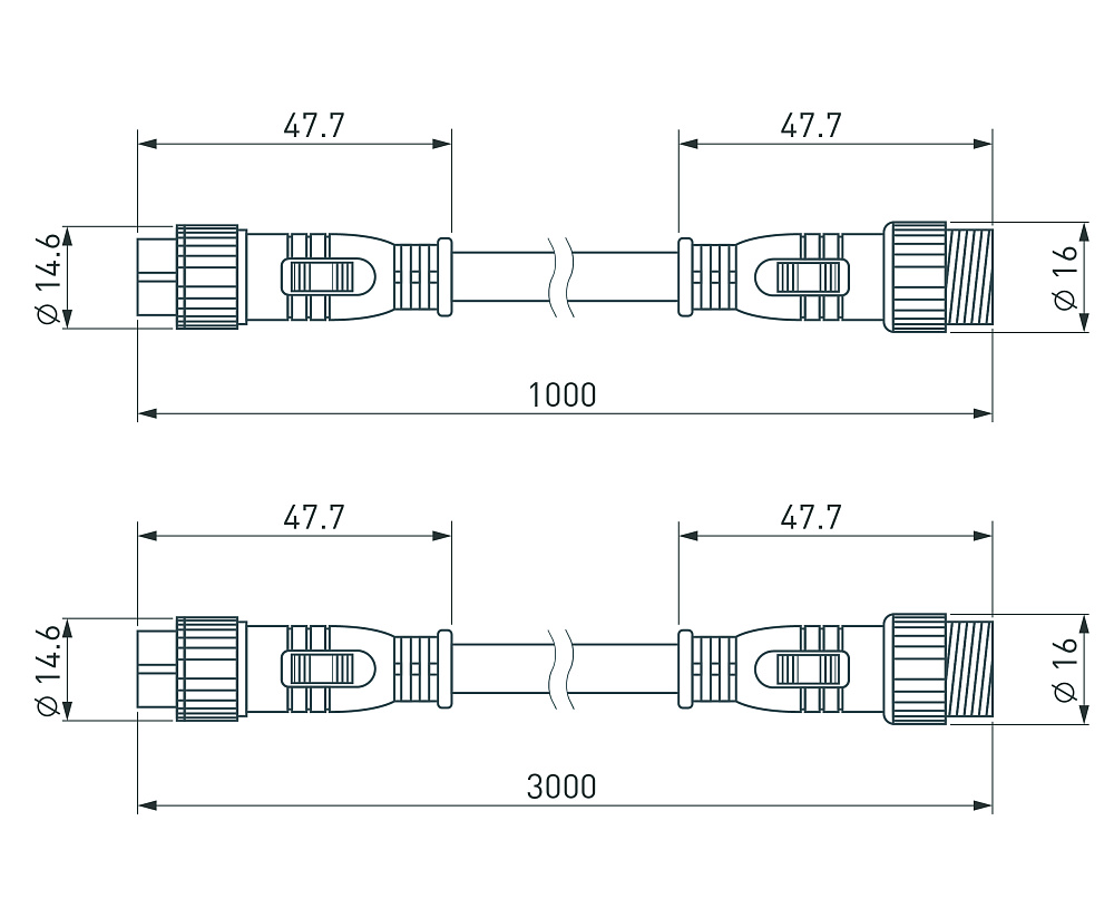 Arlight ARL-LINE — Коннектор питания [3pin 230V male-female]