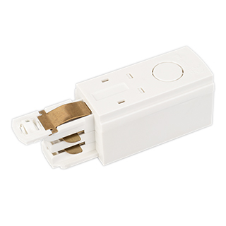 Arlight LGD-4TR-CON-POWER-R — Коннектор-заглушка подачи питания трека 4TR, правый (относительно нейтрали), D3P [подача питания в шинопровод 4TR (D3P), правое исполнение; 103×32×32мм; BK/WH]