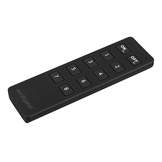 Arlight SMART — Радиопульт DIM Black 8 зон R8