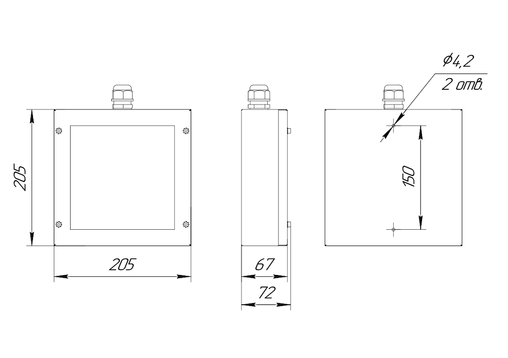 Световой указатель BS-GARDA-10-S2 (-60C)