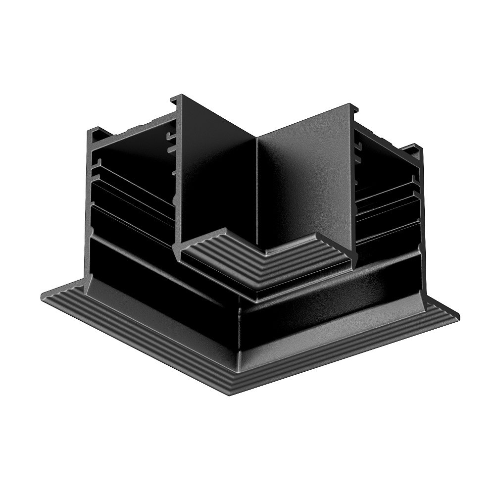 Arlight MAG-25 2538-F MINI L90 коннектор угловой прямой механический — Угловой прямой механический коннектор MINI для трека MAG-25 (2538-F), без токопроводящих дорожек [встраиваемый трек MAG-TRACK-2538-F]