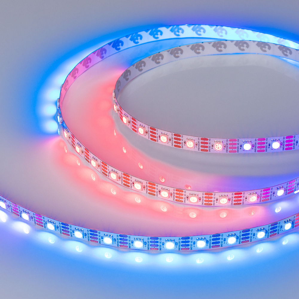 Arlight SPI B60 — Гибкая светодиодная лента — SPI_RGB [каналы: 180; протокол: SPI; питание, В: 12.0; ширина, мм: 10.0]