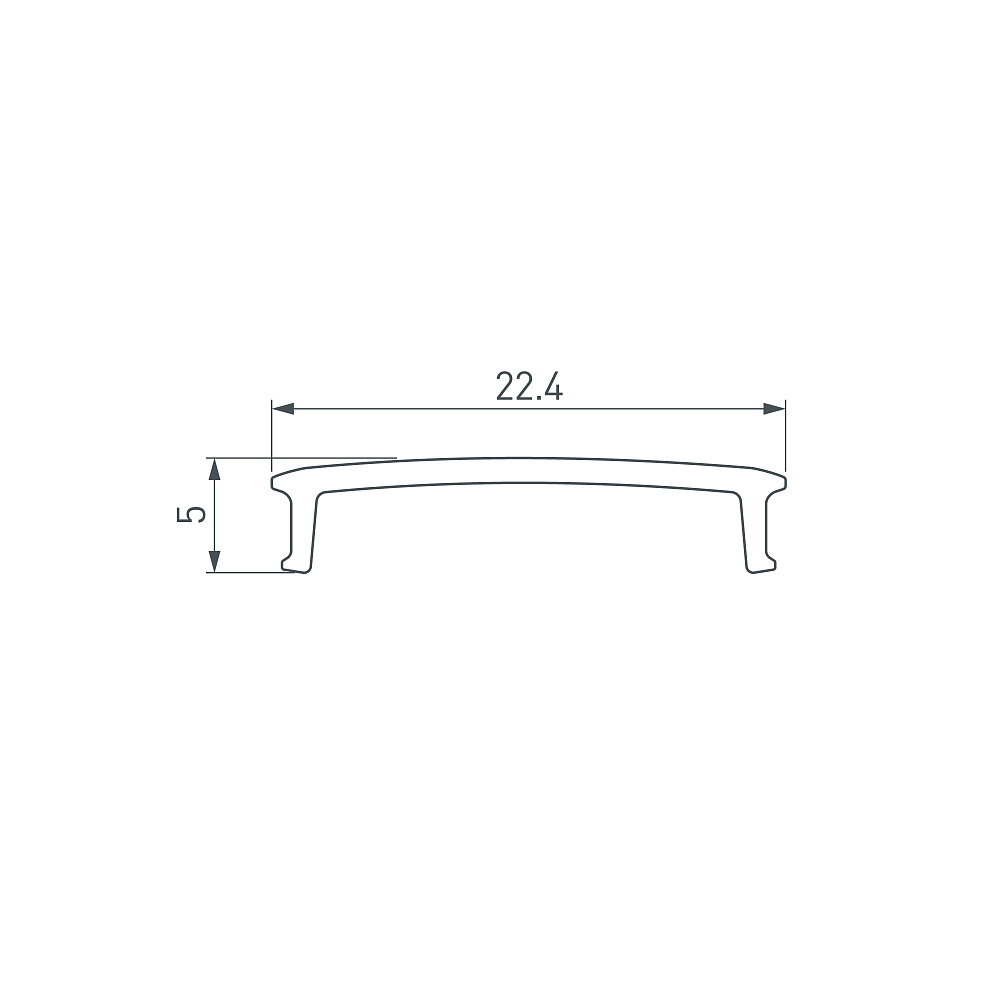 Arlight WALL-2575-DUAL — Матовый экран PC для профилей серии WALL-2575-DUAL