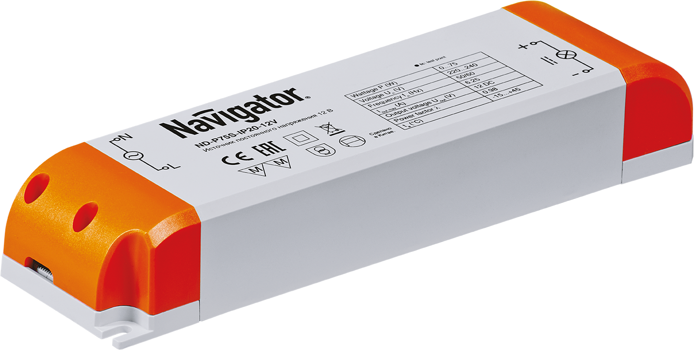 Драйвер Navigator 94 680 ND-P75S-IP20-12V