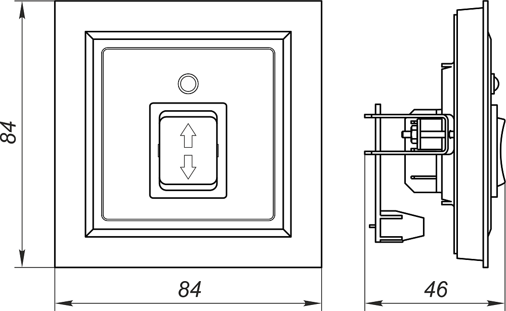 Кнопка управления BS-KU-3