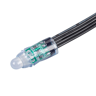 Arlight ARL-UVR-D12 — герметичные светодиодные модули, RGB, DIP 8 мм, 12 В, с разъёмом