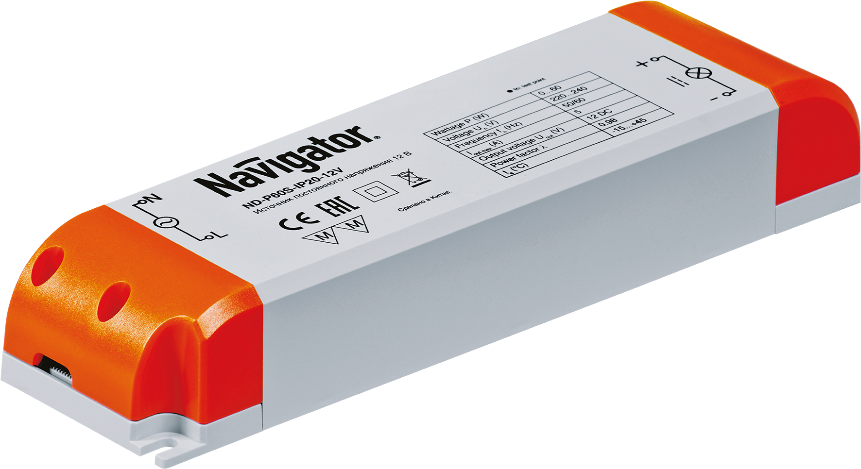 Драйвер Navigator 94 679 ND-P60S-IP20-12V