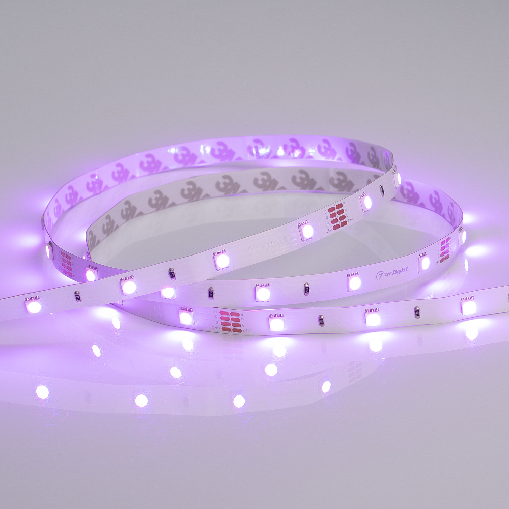 Arlight RT B30 — Гибкая светодиодная лента — RGB [каналы: 3; питание, В: 24.0; ширина, мм: 10.0]
