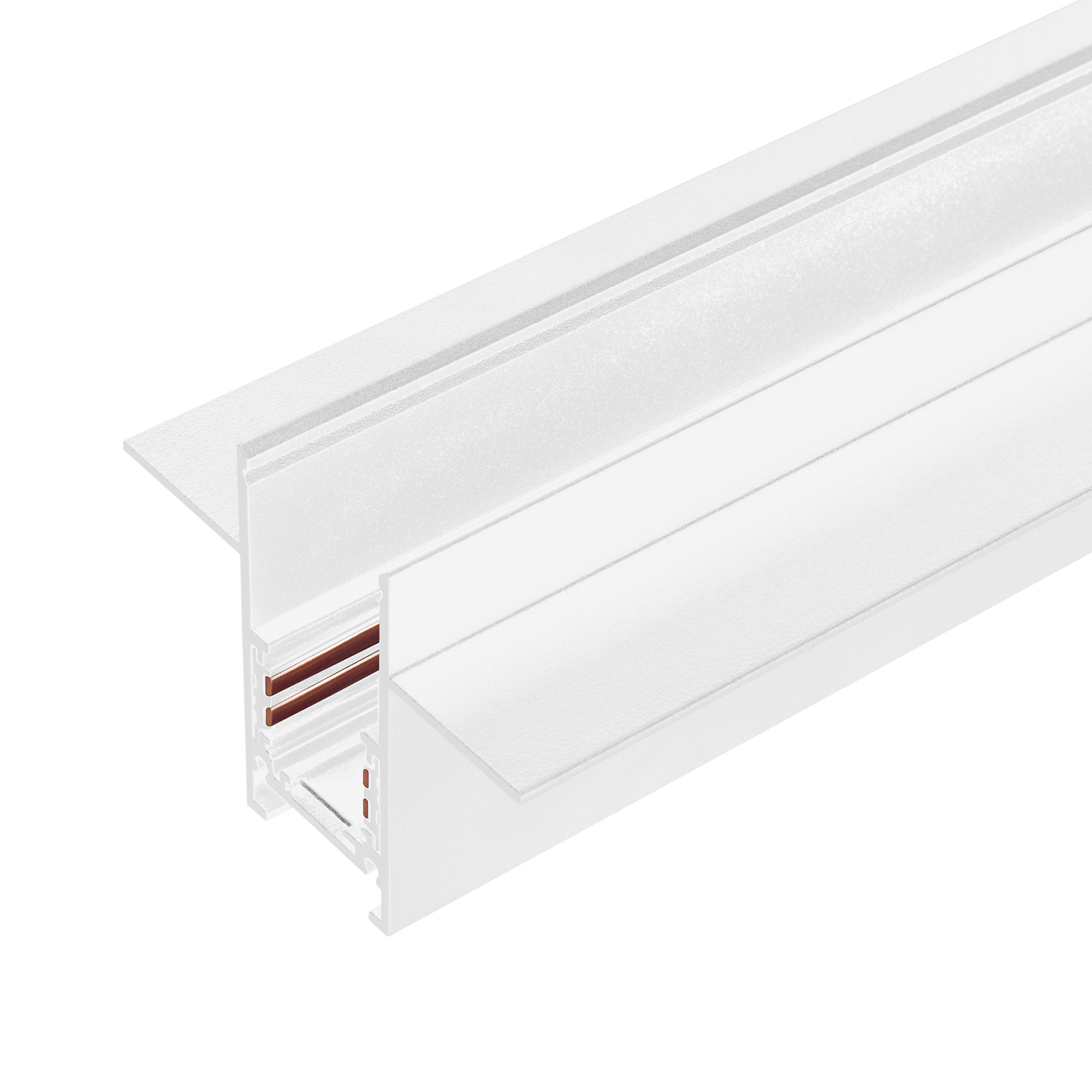 Шинопровод (трек) Трек встраиваемый MAG-ORIENT-TRACK-2653-FDW-3000 (Белый, FLAT) (Arlight, IP20 Металл, 3 года)