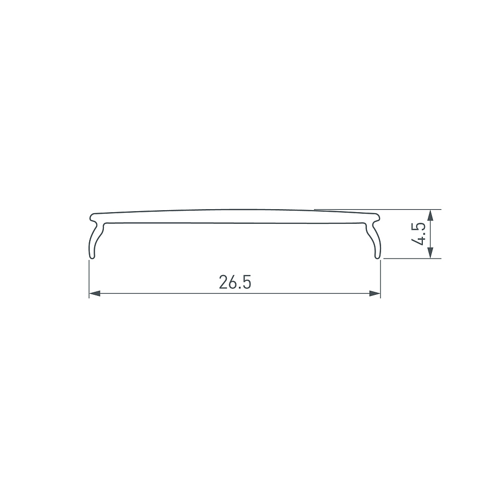 Arlight LINE-3035 — Экран матовый для профиля