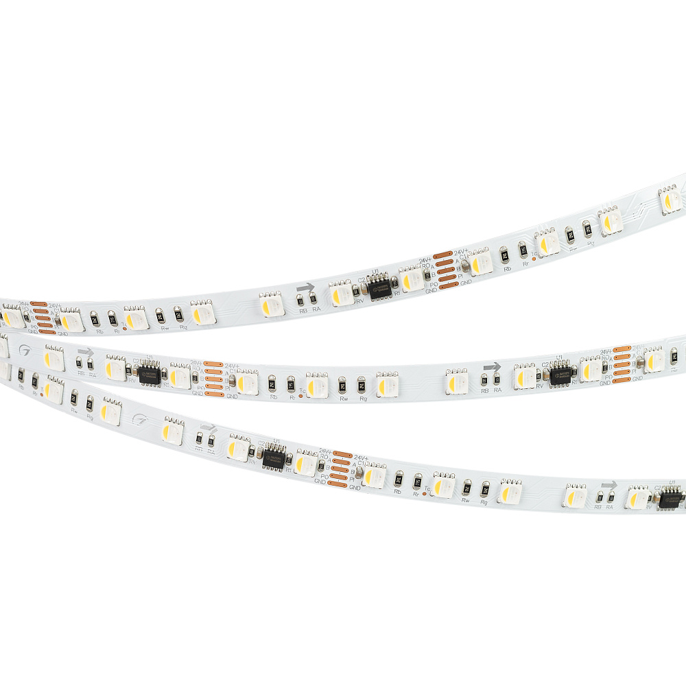 Arlight DMX B60 — Гибкая светодиодная лента — DMX_RGBW [каналы: 40; протокол: DMX; питание, В: 24.0; ширина, мм: 10.0]