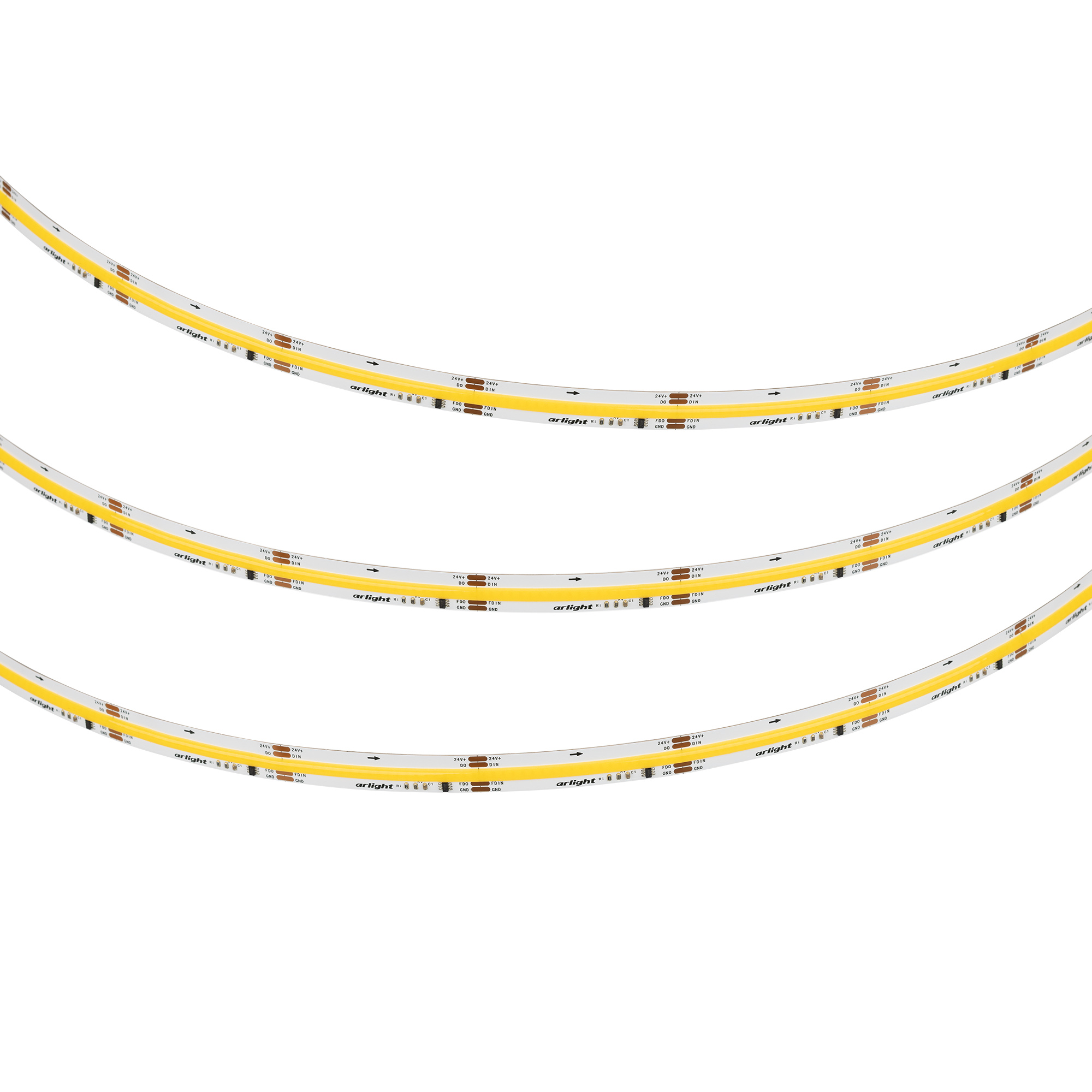 Arlight SPI COB X378 — Гибкая светодиодная лента — SPI_MONO [каналы: 18; протокол: SPI; питание, В: 24.0; ширина, мм: 12.0]