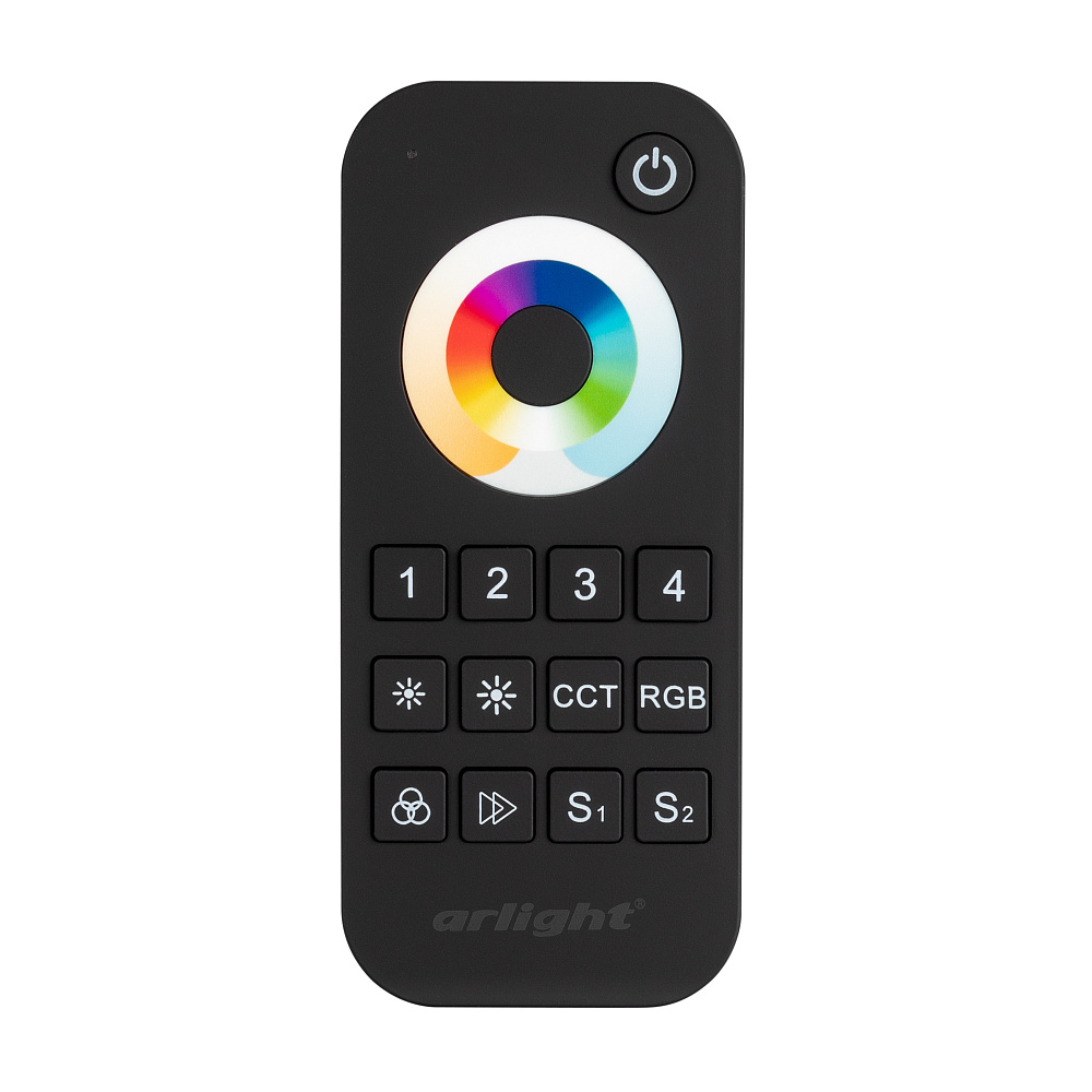 Arlight SMART — Радиопульт MULTI Black 4 зоны